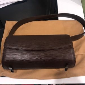 Dark Brown Louis Vuitton Epi Handbag
